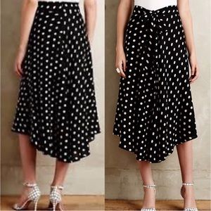 Anthropologie Porridge polka dot skirt